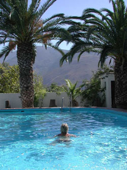 Swimming pool at Cortijo Romero centre, Spain