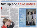 'Sit up and take notice' (Irish Examiner, Feelgood, 5th Sept 2008)