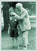 FM Alexander teaching a child in the 1940s in America