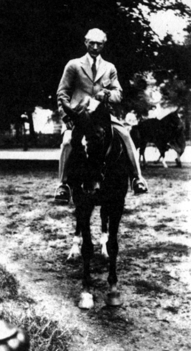 Picture of F. M. Alexander riding a horse