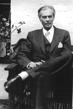 Black and white photograph of Aldous Huxley